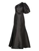 Alaia Shoulder Mermaid Maxi Dress Designers Maxi Dress Black Malina