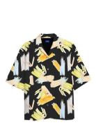 Jorjeff Gallery Aop Resort Shirt S Jnr Tops Shirts Short-sleeved Shirt...