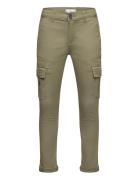 Regular-Fit Cargo Trousers Bottoms Khaki Green Mango