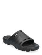 Get Outslide Slide Sandal Jet Black Shoes Summer Shoes Sandals Pool Sl...