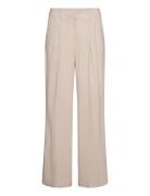 Rel Stretch Linen Tailored Pant Bottoms Trousers Linen Trousers Beige ...