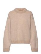 Tine Knit Crew Neck Designers Knitwear Jumpers Beige HOLZWEILER