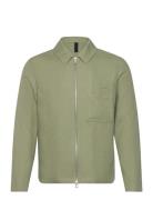 Julius Linen Overshirt Designers Overshirts Green J. Lindeberg