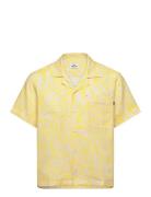 Armando Kenni Aop Shirt Tops Shirts Short-sleeved Shirts Yellow Mads N...