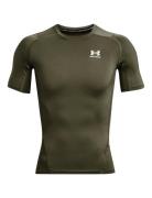 Ua Hg Armour Comp Ss Sport T-Kortærmet Skjorte Khaki Green Under Armou...