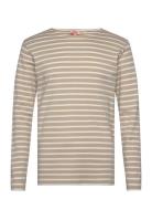 Breton Striped Shirt Designers T-Langærmet Skjorte Brown Armor Lux