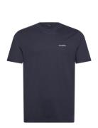 Dune Logo Ss Gots Tops T-Kortærmet Skjorte Navy Gabba