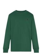 Cotton Jersey Long-Sleeve Tee Tops Sweatshirts & Hoodies Sweatshirts G...