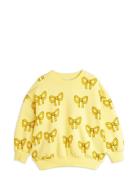 Bow Aop Sweatshirt Tops Sweatshirts & Hoodies Sweatshirts Yellow Mini ...