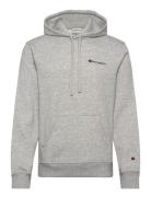 Hooded Sweatshirt Tops Sweatshirts & Hoodies Hoodies Grey Champion