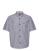 Eratino Tops Shirts Short-sleeved Navy HUGO