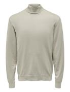 Onswyler Life Reg Roll Neck Knit Noos Tops Knitwear Turtlenecks Cream ...