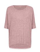 Sc-Biara Tops Blouses Long-sleeved Pink Soyaconcept