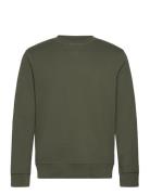 O-Neck Sweat Tops Sweatshirts & Hoodies Sweatshirts Green Lindbergh