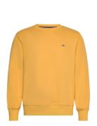 Reg Shield C-Neck Sweat Tops Sweatshirts & Hoodies Sweatshirts Yellow ...