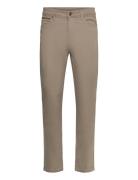 Twill Superflex 5 Pocket Pants Bottoms Jeans Regular Beige Lindbergh