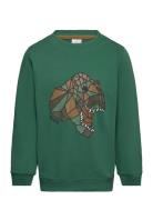 Tnlazaron Sweatshirt Tops Sweatshirts & Hoodies Sweatshirts Green The ...