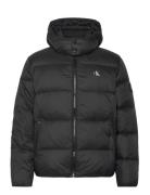 Essentials Down Jacket Foret Jakke Black Calvin Klein Jeans