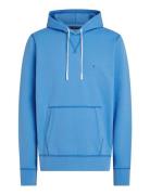 Essential Fleece Hoody Tops Sweatshirts & Hoodies Hoodies Blue Tommy H...