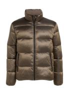 Two T Puffer Jacket Uldfrakke Frakke Brown Calvin Klein Jeans