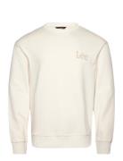 Wobbly Lee Sws Tops Sweatshirts & Hoodies Sweatshirts Cream Lee Jeans