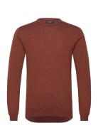 Margrate Tops Knitwear Round Necks Brown Matinique