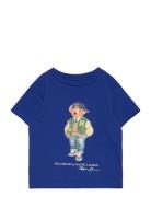 Polo Bear Cotton Jersey Tee Tops T-Kortærmet Skjorte Blue Ralph Lauren...