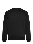 Monologo Crew Neck Tops Sweatshirts & Hoodies Sweatshirts Black Calvin...