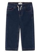 Drawstring Waist Jeans Bottoms Jeans Regular Jeans Blue Mango