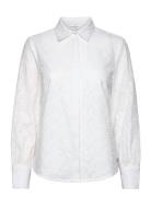 Cwrokaja - Shirt Tops Shirts Long-sleeved White Claire Woman