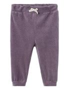 Nmfnew Nreg Vel Pant Bottoms Sweatpants Purple Name It