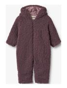 Pile Suit Bambi Outerwear Fleece Outerwear Fleece Suits Purple Wheat