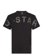 Embro Print R T Tops T-Kortærmet Skjorte Black G-Star RAW