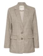 Crimogen Blazer Blazers Single Breasted Blazers Beige Cream