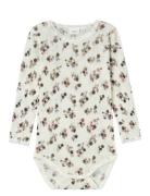 Nmfwang Wool Needle Ls Body Bodies Long-sleeved Cream Name It