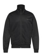 Track Jacket Tops Sweatshirts & Hoodies Sweatshirts Black Fred Perry