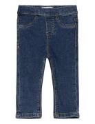 Drawstring Waist Jeans Bottoms Jeans Skinny Jeans Blue Mango