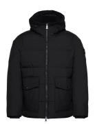 Rockie Utility Hooded Jacket Foret Jakke Black Tommy Hilfiger