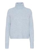 Katrina Ls Pullover Tops Knitwear Turtleneck Blue Kaffe