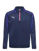 Individualliga 1/4 Zip Top Jr Tops T-shirts Long-sleeved T-Skjorte Nav...