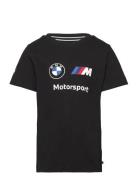 Bmw Mms Kids Ess Logo Tee Sport T-Kortærmet Skjorte Black PUMA Motorsp...