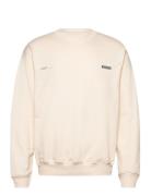 Wbcane 8410 Crew Designers Sweatshirts & Hoodies Sweatshirts Cream Woo...