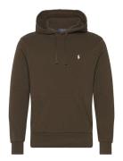 Loopback Fleece Hoodie Tops Sweatshirts & Hoodies Hoodies Brown Polo R...