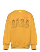 Agatha Dogs Sp Sweatshirt Tops Sweatshirts & Hoodies Sweatshirts Yello...