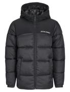 Jjmoon Hood Puffer Mni Foret Jakke Black Jack & J S