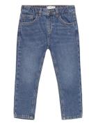 Drawstring Waist Jeans Bottoms Jeans Regular Jeans Blue Mango