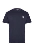 Kaleb Rel Sj Uspa M Tee Tops T-Kortærmet Skjorte Navy U.S. Polo Assn.