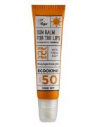 Sun Lip Balm Spf 50 - 15 Ml Læbebehandling Nude Ecooking