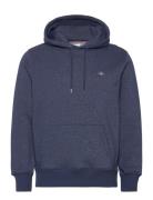 Reg Shield Hoodie Tops Sweatshirts & Hoodies Hoodies Navy GANT