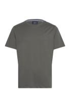 Pima Cotton Tee Tops T-Kortærmet Skjorte Green Hackett London